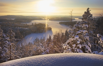 Talvimaisema Neitvuorelta