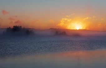 Auringonnousu Lietvedellä