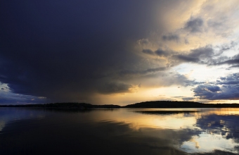 Ukkospilvi Saimaalla